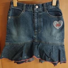 Periwinkle デニムフリルスカートのサムネイル