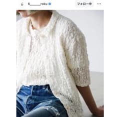 トップス 6 ROKU cotton nylon stretch lace shirt 6 ROKU cotton nylon stretch lace shirt - メルカリ