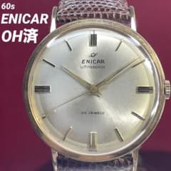 OH済】 60s ENICAR ULTRASONIC 25石 スイス製 手巻き - メルカリ