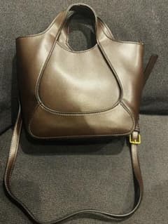 ZARA 2WAYショルダー ハンドバッグ ブラウン 美品のサムネイル