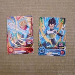 スーパードラゴンボールヒーローズ トランクス ベジータ 2枚セット