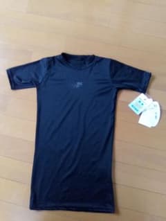 2WAYフィットアンダーシャツ ブラック 150cmのサムネイル