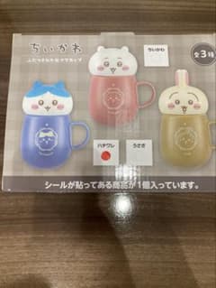 新品　ちいかわ ふたつきおかおマグカップ ハチワレ
