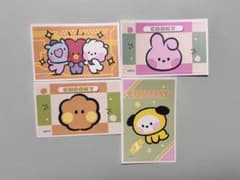 BT21 ステッカー 4枚セットのサムネイル