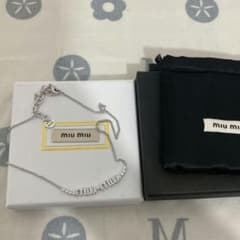 MIU MIU ミュウミュウ ネックレス ロゴのサムネイル