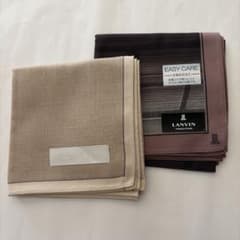 Calvin Klein LANVIN ハンカチ　メンズ　2枚 セットのサムネイル