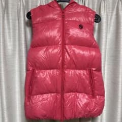 PEARLY GATES フード付きダウンベスト ピンク サイズ1 - メルカリ