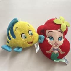 東京ディズニーリゾート アリエル フランダー ぬいぐるみバッジ　★即日配送★のサムネイル