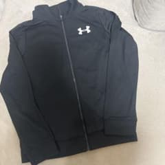 UNDER ARMOUR キッズ ジャージ ジャケット ブラック　YXLのサムネイル