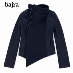 bajra バジュラ 変形ジャケット ハイネック アシンメトリー ストレッチ 黒 bajra バジュラ 変形ジャケット ハイネック アシンメトリー ストレッチ