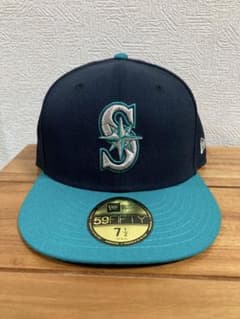 中古品】NewEra シアトルマリナーズ59FIFTY キャップ 7 1/2