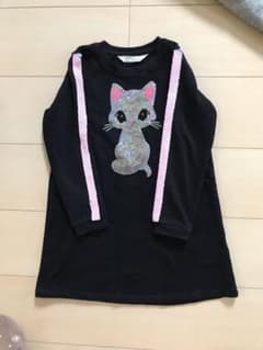 お値下げ　　ワンピース　H&M スパンコールのサムネイル