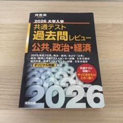 2026 大学入学共通テスト過去問レビュー 公共,政治・経済 河合出版のサムネイル