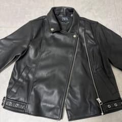 ZARA KIDS 黒 ライダースジャケット 6歳 116cmのサムネイル