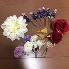 ドライフラワー 髪飾り 和装 洋装のサムネイル