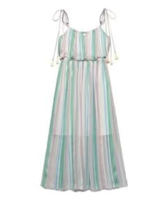 LILY BROWN ストライプマキシワンピース 美品のサムネイル