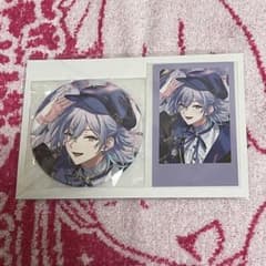 にじさんじ 星導ショウ 缶バッジ クリアカード ポストカード チェキ にじさんじ 星導ショウ 誕生日 2025 箔押し缶バッジ チェキ風カード