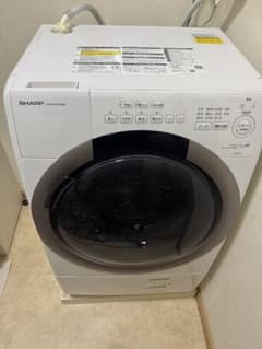 使用1週間！ドラム式洗濯機 ES-S7K-CR 右開き 2025年製造 - メルカリ