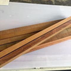 端材　カリン様々な荒角材⑤のサムネイル