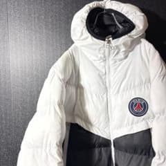 【★パリサンジェルマン】古着 メンズ アウター ダウンジャケット 白 XL 冬物 ☆パリサンジェルマン】古着 メンズ アウター ダウンジャケット 白 XL