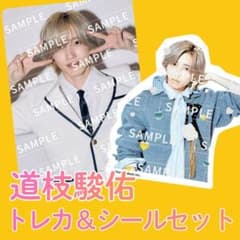 道枝駿佑トレカ＆フレークシールセット HARD WORK なにわ男子 - メルカリ