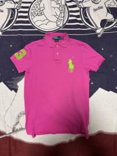 polo Ralph Lauren ビッグポニー ピンク ポロシャツ 90s - メルカリ