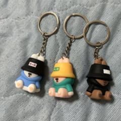 バケットハット クマ キーホルダー 3個セットのサムネイル