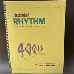 Factorial Rhythm Mick Goodrick リズム教則本 Factorial Rhythm Mick Goodrick リズム教則本 - メルカリ