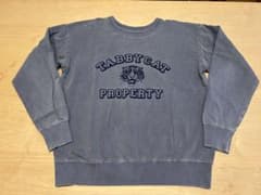 MIXTAビンテージ加工 スウェット TABBYCAT PROPERTYネコロゴのサムネイル