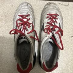 Mizuno サッカーシューズ 白/赤 スパイクのサムネイル