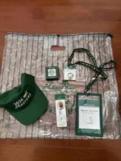 2026 Masters ゴルフ グッズセット キャップ ピンバッジ　5点セットのサムネイル