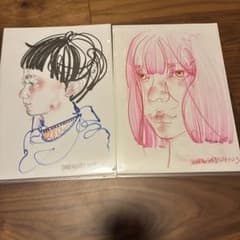 厳選！木原千春5分間ドローイング2枚girl,boy - メルカリ