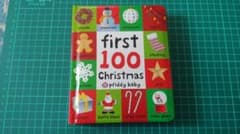 洋書 英語の絵本 first 100 Chrismasのサムネイル