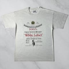 90s アイルランド製 デュワーズ イラスト プリント Tシャツ ＸL アート 90s アイルランド製 デュワーズ イラスト プリント Tシャツ XL アート