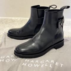 マーガレットハウエル LEATHER STUD STRAP BOOT レザー - メルカリ