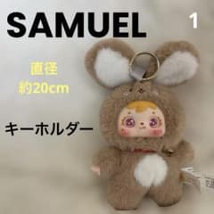 1、SAMUEL 三小毛 うさぎ ぬいぐるみ キーホルダー 目が2WAYのサムネイル