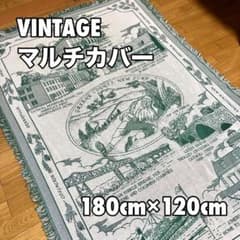 VINTAGE ラグ マルチカバー ニューヨーク州グリーン郡 - メルカリ