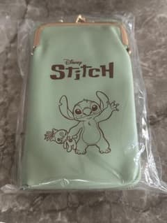 リロ＆スティッチ プラチナムザッカスマホショルダーバッグ グリーン