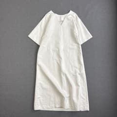 CELERI セルリ⁑コットンリネン 2way VネックロングAラインワンピース CELERI セルリ コットンリネン Aラインロングワンピース Vネック2WAY