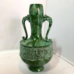 高岡銅器　青銅　花瓶　壺のサムネイル
