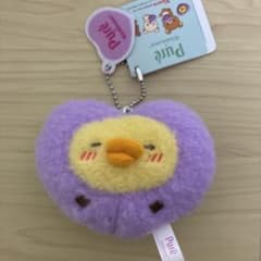 リラックマ×ピュレグミ　マスコットキーチェーン　キイロイトリ　ボールチェーン