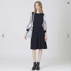 BLUE LABEL コンパクトコットンブレンドニットワンピース 36 - メルカリ