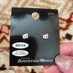 可愛いパンダのピアスのサムネイル