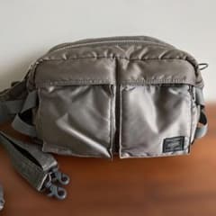 ポーター タンカー ウエストバッグ シルバーグレー 2way - メルカリ