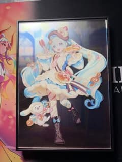 SNOW MIKU 2026 스탠드식 펍 미러 A5 신품 부타