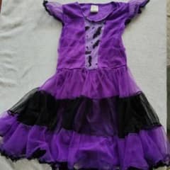 ハロウィン コスプレ 衣装 子供用 パープル ブラック　130〜140のサムネイル