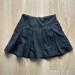 GU キッズ プリーツスカート ブラックのサムネイル