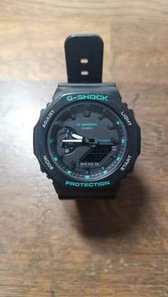 CASIO G-SHOCK GA-2100 ブラックターコイズ アナデジ メンズのサムネイル