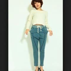 ungrid♡デニムスウェットパンツのサムネイル