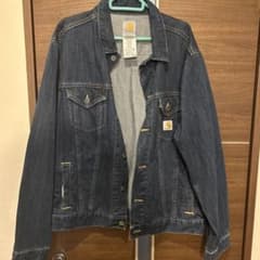 carhartt ダークブルー デニムジャケットのサムネイル